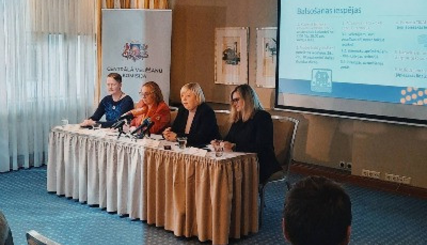 CVK preses konferencē informē par 14. Saeimas vēlēšanu norisi