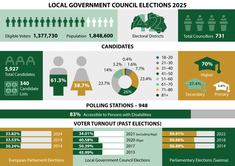 Local government council elections 2025