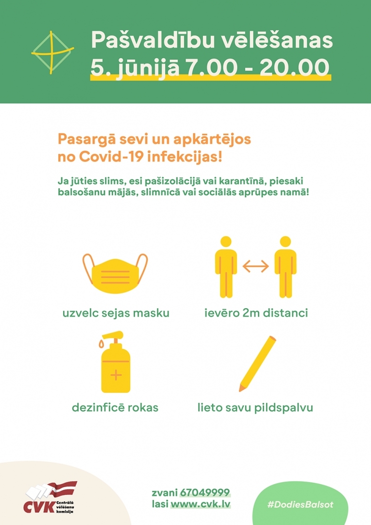 Drošības pasākumi saistībā ar Covid-19