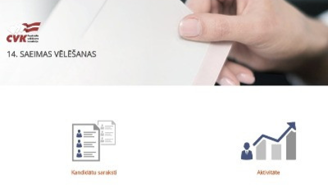 Trešdien 14. Saeimas vēlēšanām reģistrēti divi kandidātu saraksti
