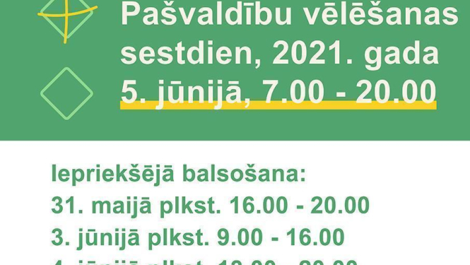 Pirmdien sākas iepriekšējā balsošana pašvaldību vēlēšanās