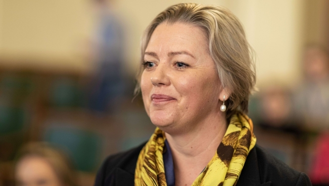 CVK priekšsēdētāja Kristīne Saulīte