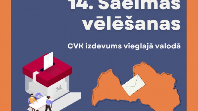 Par 14. Saeimas vēlēšanu balsošanas kārtību var lasīt arī vieglajā valodā