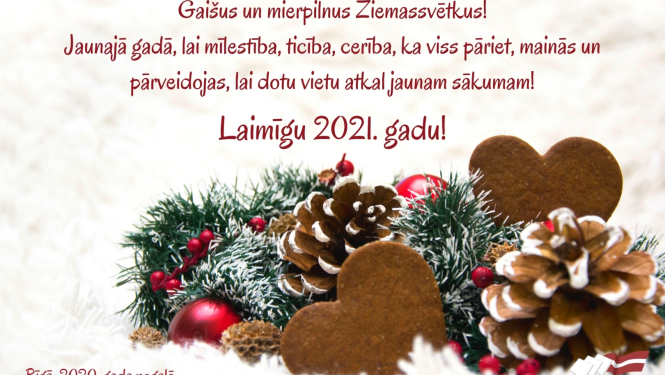 Sveicam svētkos
