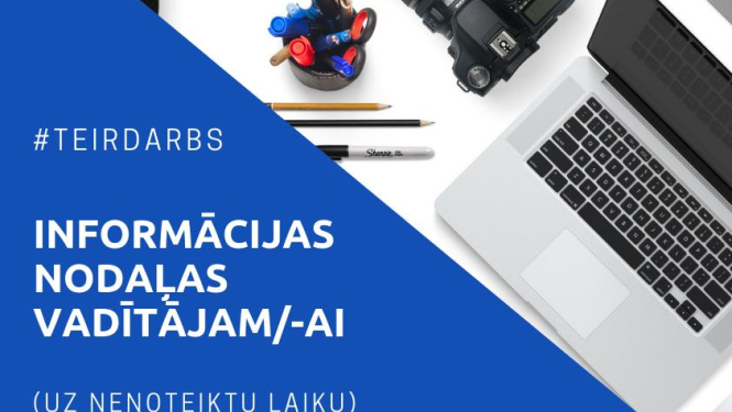 Centrālā vēlēšanu komisija izsludina konkursu uz Informācijas nodaļas vadītāja/-as amata vietu (uz nenoteiktu laiku)