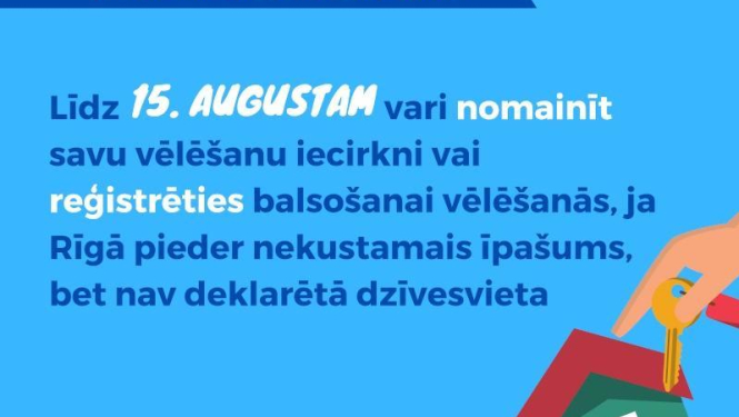 Nedēļas laikā Rīgas domes vēlēšanu iecirkni mainījuši gandrīz divi tūkstoši vēlētāju