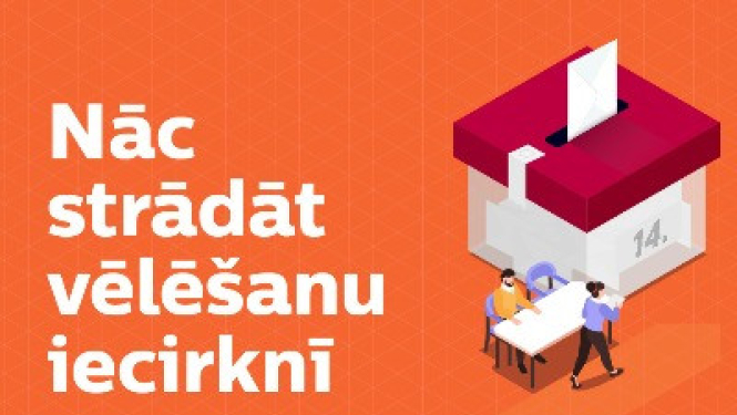 Iespējams pieteikties darbam 14. Saeimas vēlēšanu iecirkņos