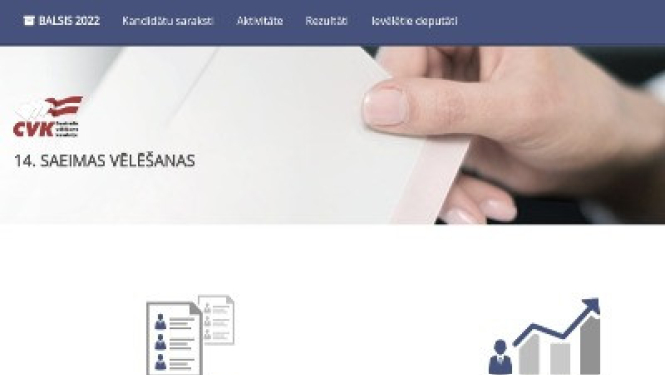 Trešdien 14. Saeimas vēlēšanām reģistrēti divi kandidātu saraksti