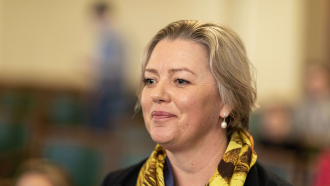 CVK priekšsēdētāja Kristīne Saulīte