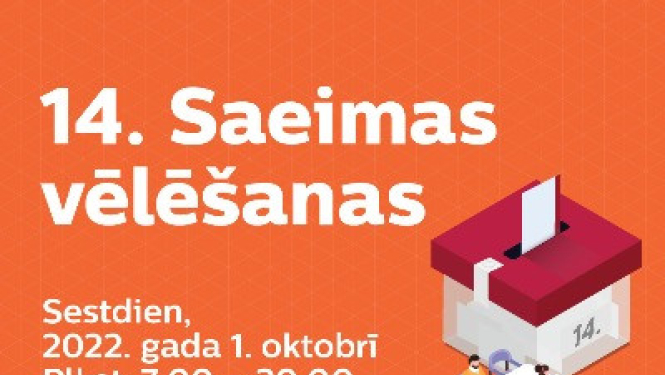 1. oktobrī notiek 14. Saeimas vēlēšanas