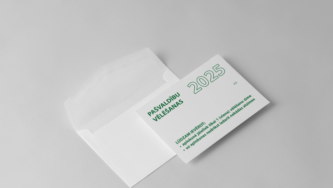 Pašvaldību vēlēšanu aploksne