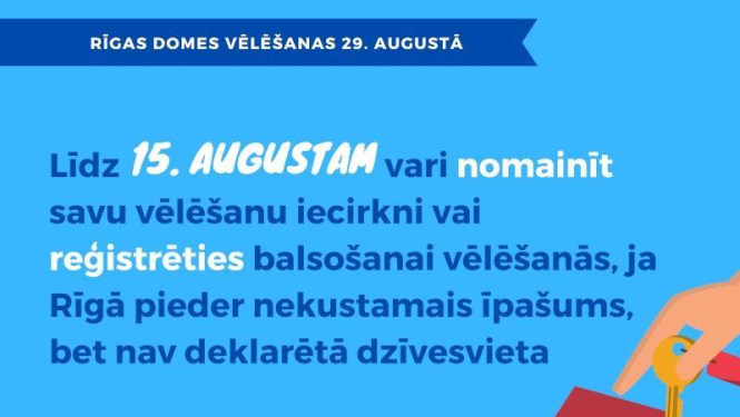 Nedēļas laikā Rīgas domes vēlēšanu iecirkni mainījuši gandrīz divi tūkstoši vēlētāju