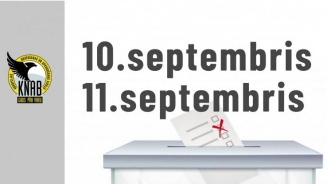 KNAB vērš uzmanību: 10. un 11. septembrī priekšvēlēšanu aģitācija ir aizliegta