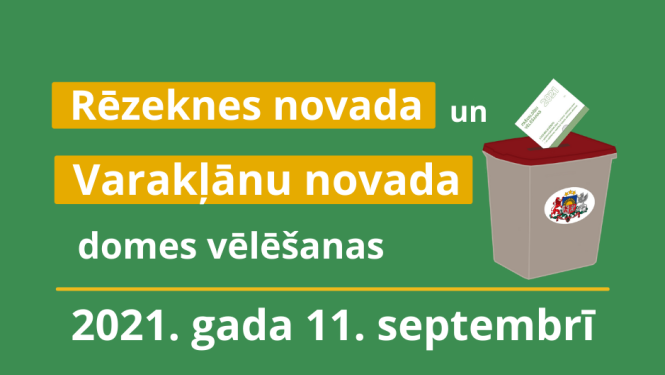 CVK izsludina 11. septembra Varakļānu novada domes un Rēzeknes novada domes vēlēšanas