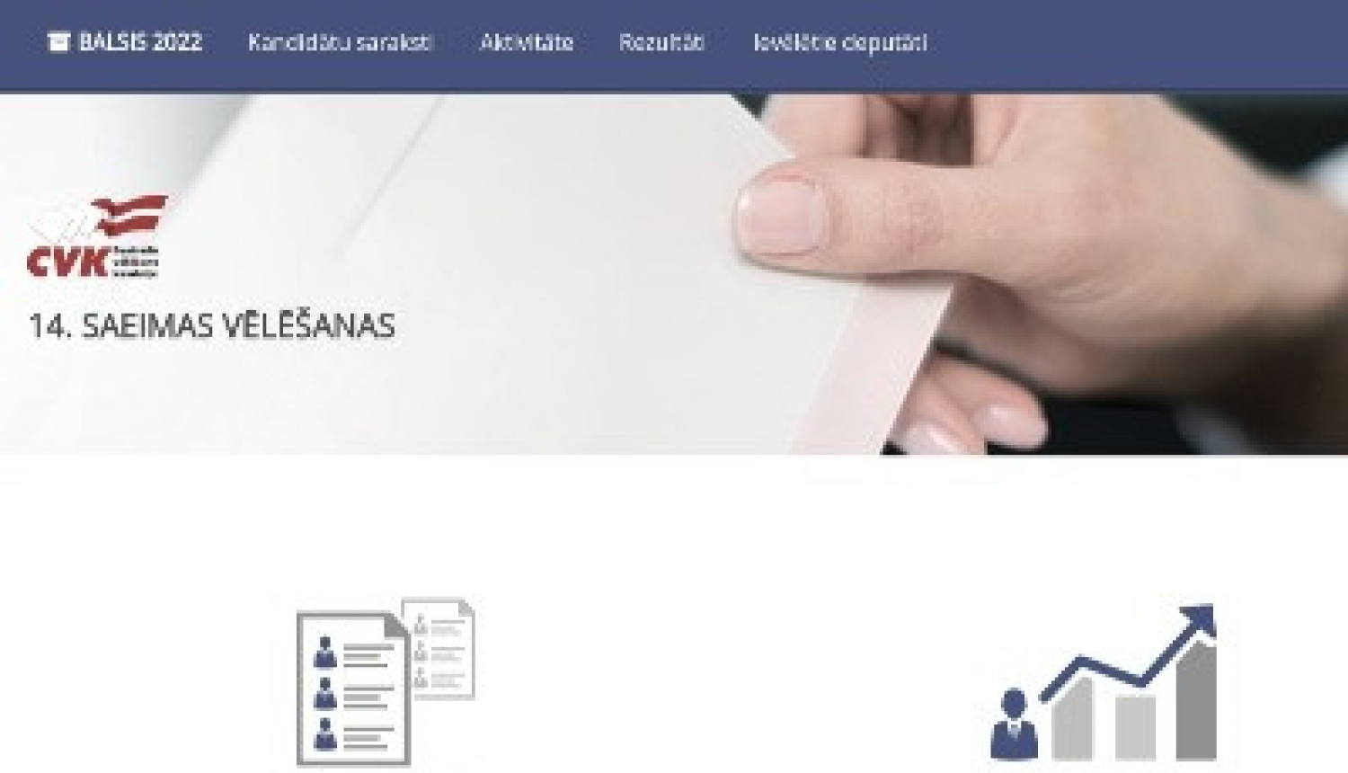 Trešdien 14. Saeimas vēlēšanām reģistrēti divi kandidātu saraksti