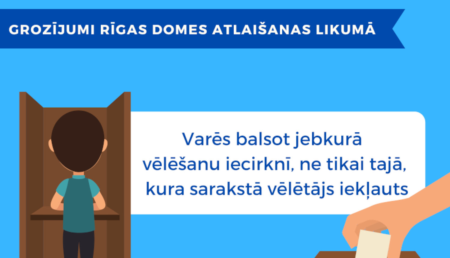 Saeima atbalsta iespēju balsot jebkurā iecirknī Rīgas domes vēlēšanās
