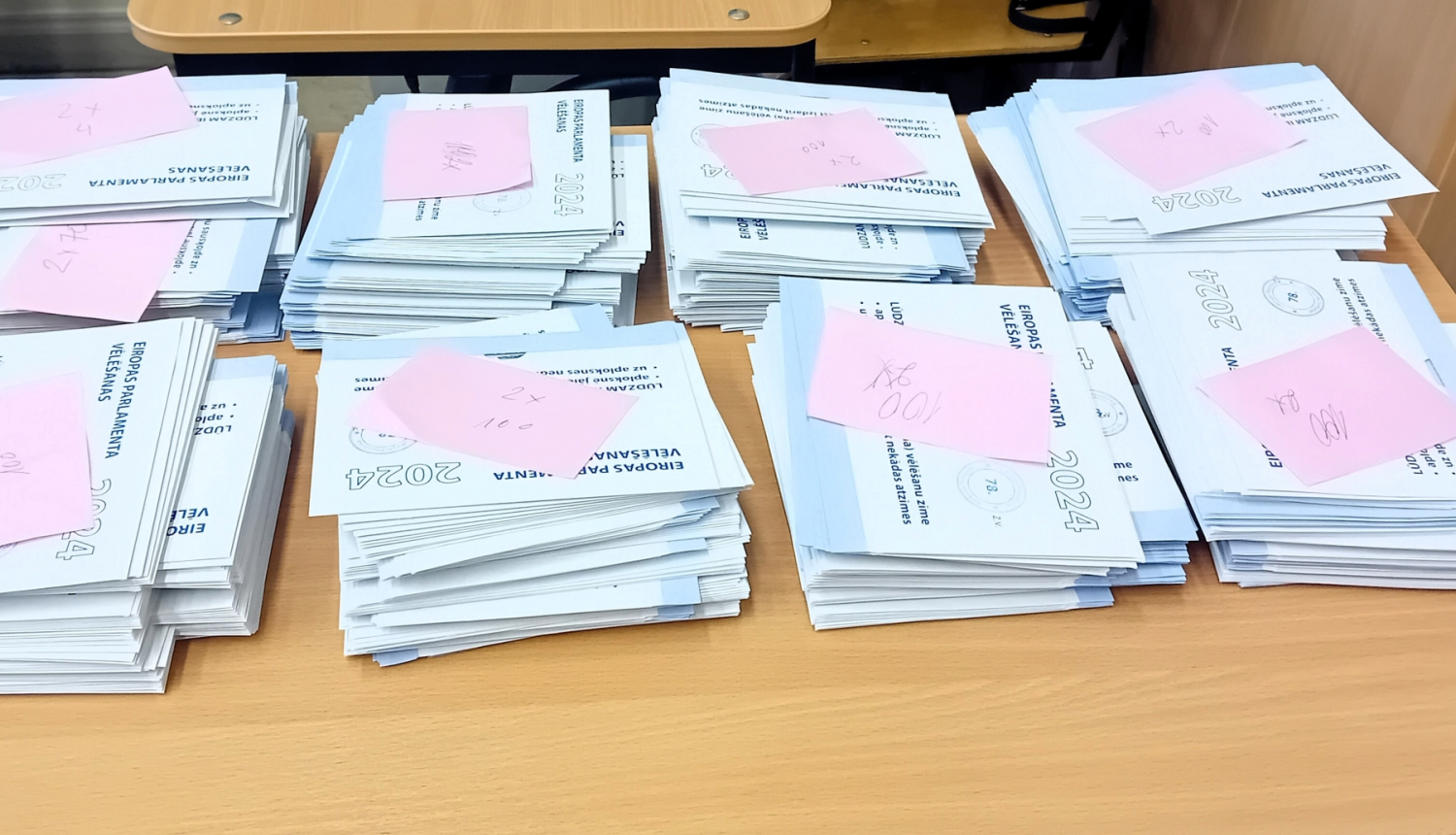 EP vēlēšanu aploksne