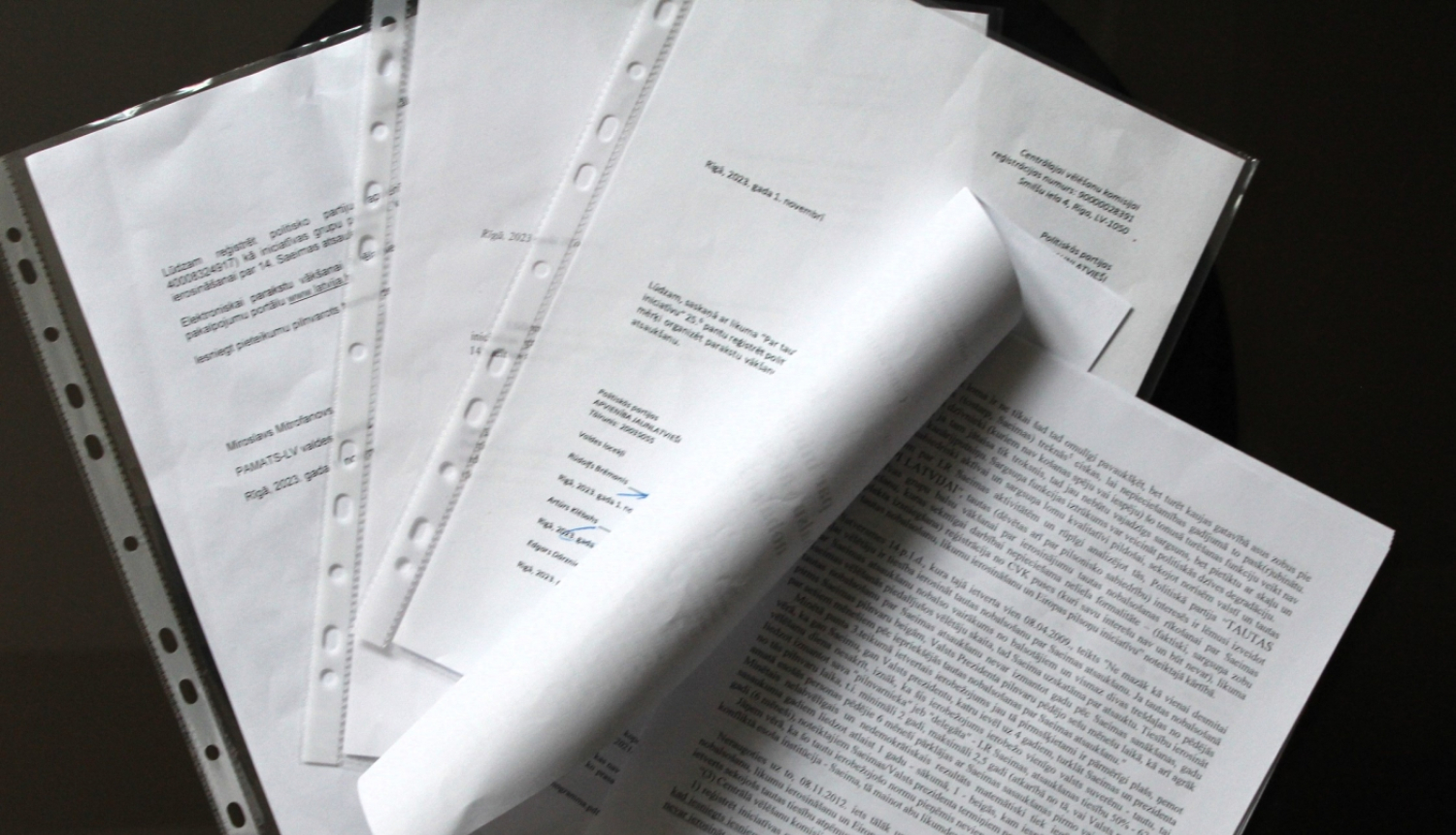 Iesniegumi Saeimas atlaišanai