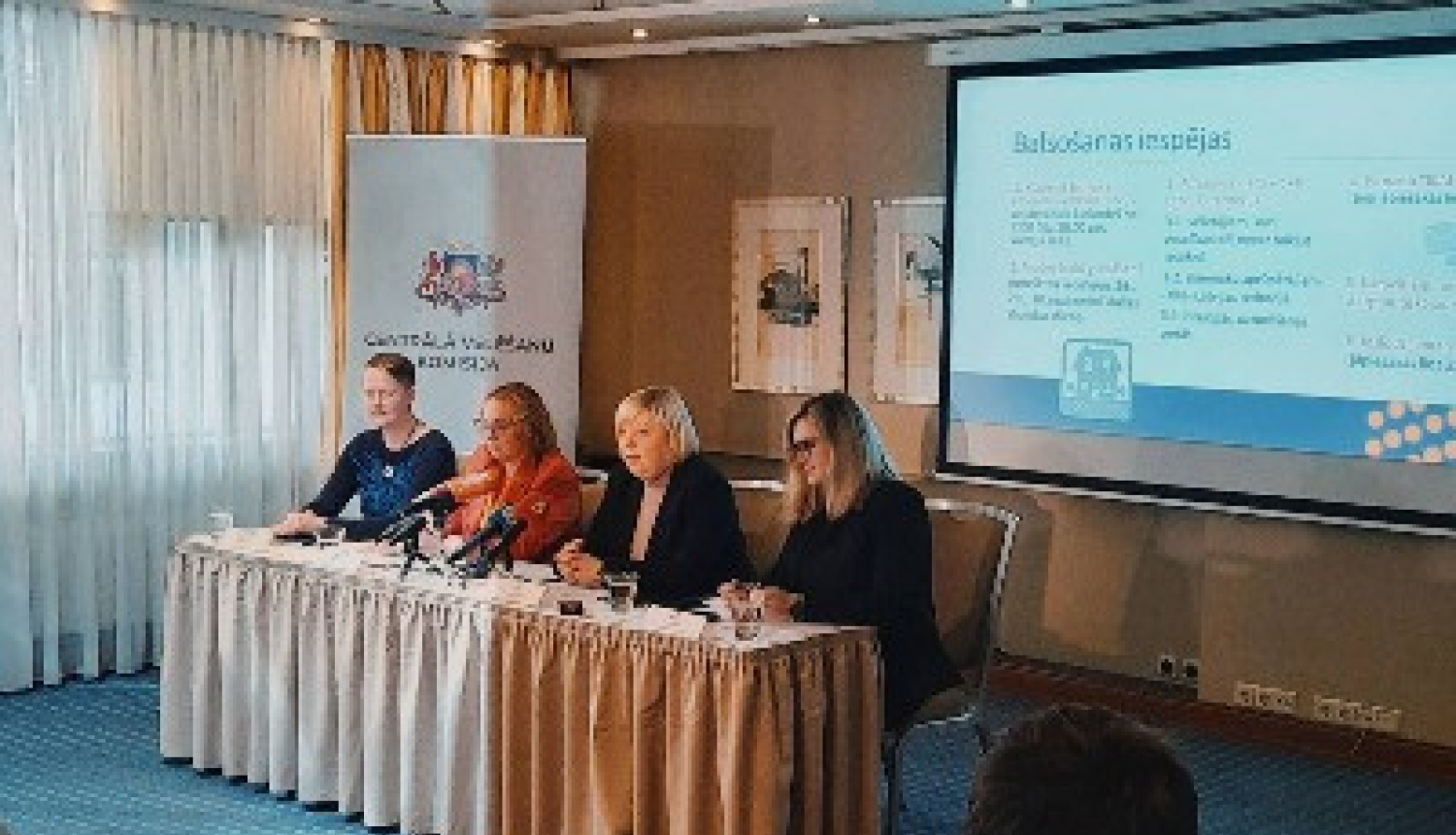 CVK preses konferencē informē par 14. Saeimas vēlēšanu norisi