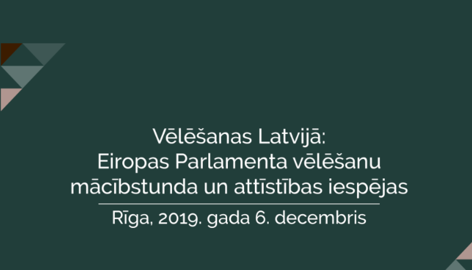 Konferencē diskutēs par vēlēšanu attīstības iespējām