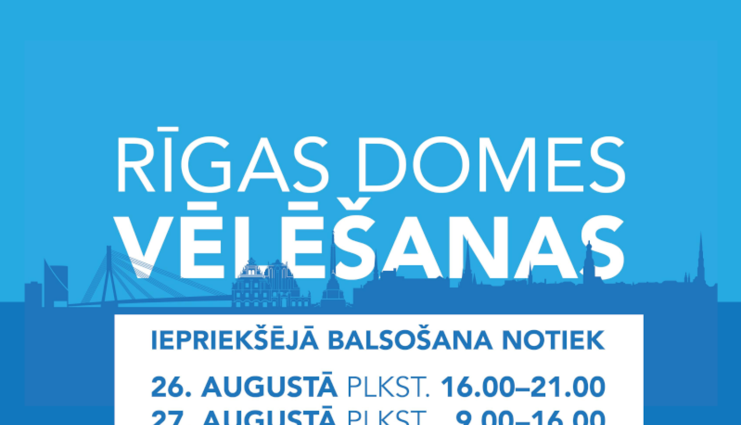 Svarīgākā informācija par Rīgas domes vēlēšanām   