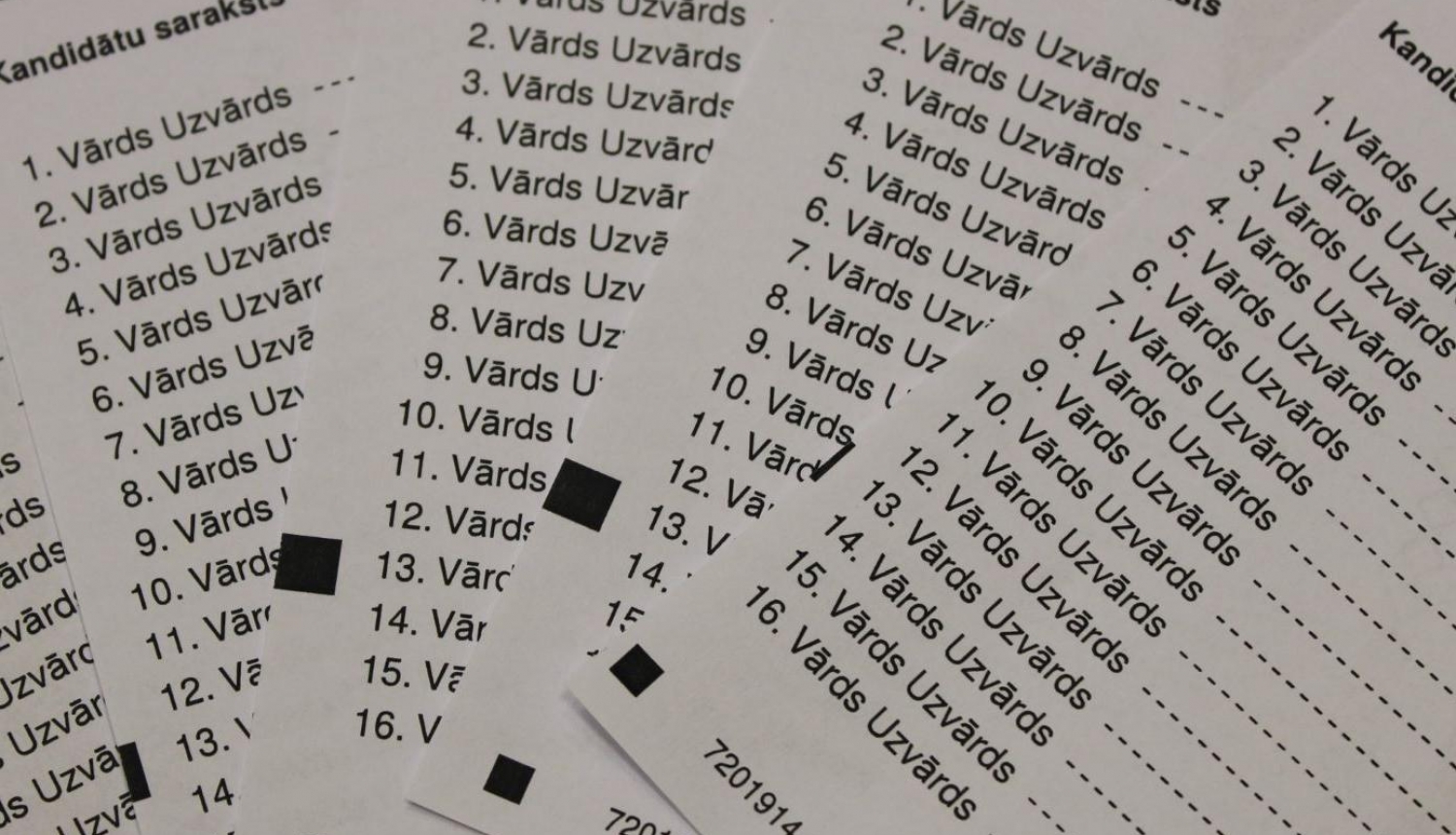 Vēl trīs partijas un partiju apvienības iesniedz kandidātu sarakstus Eiropas Parlamenta vēlēšanām