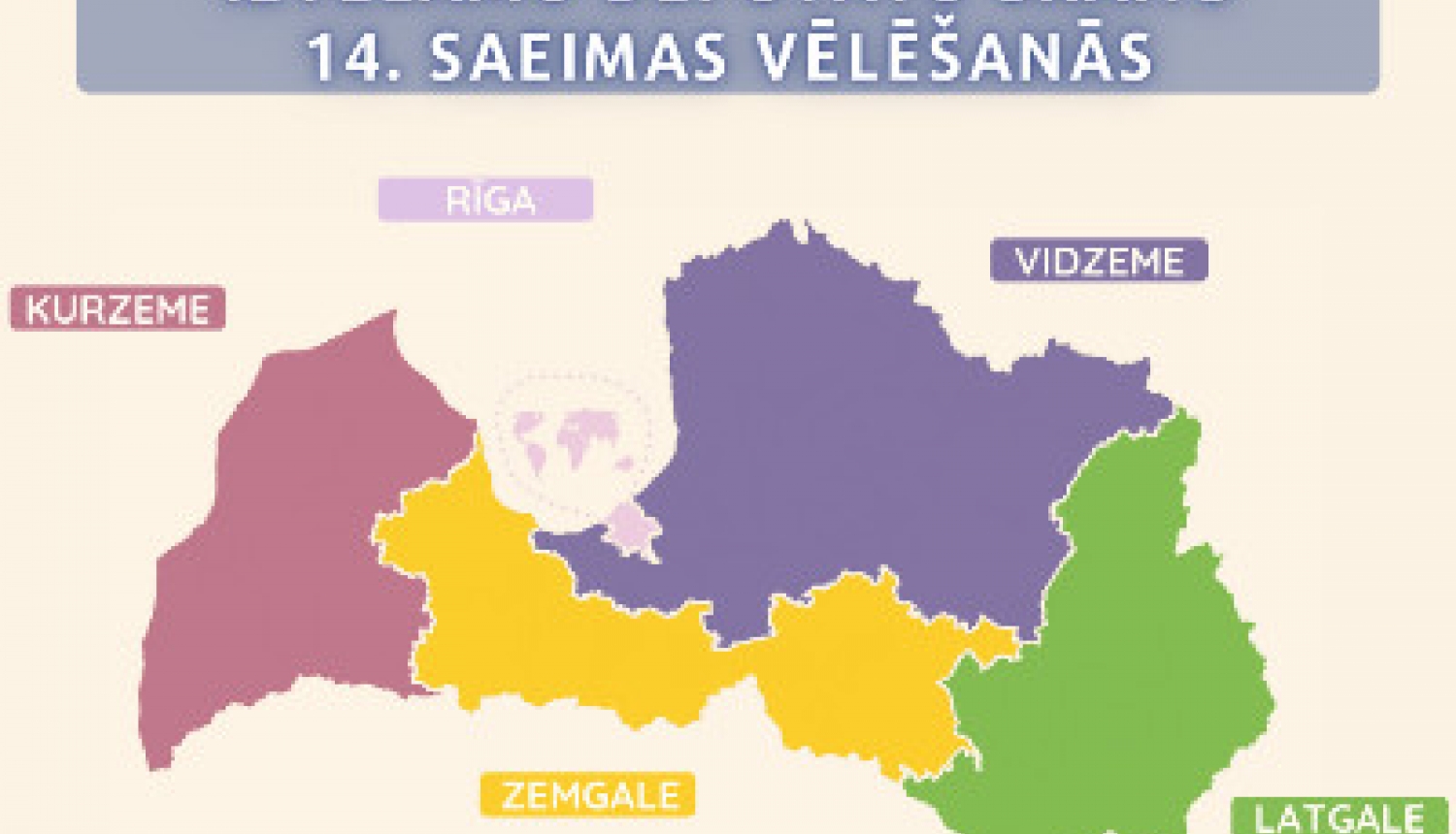 Turpina palielināties Saeimas vēlēšanās Rīgas apgabalā ievēlamo deputātu skaits
